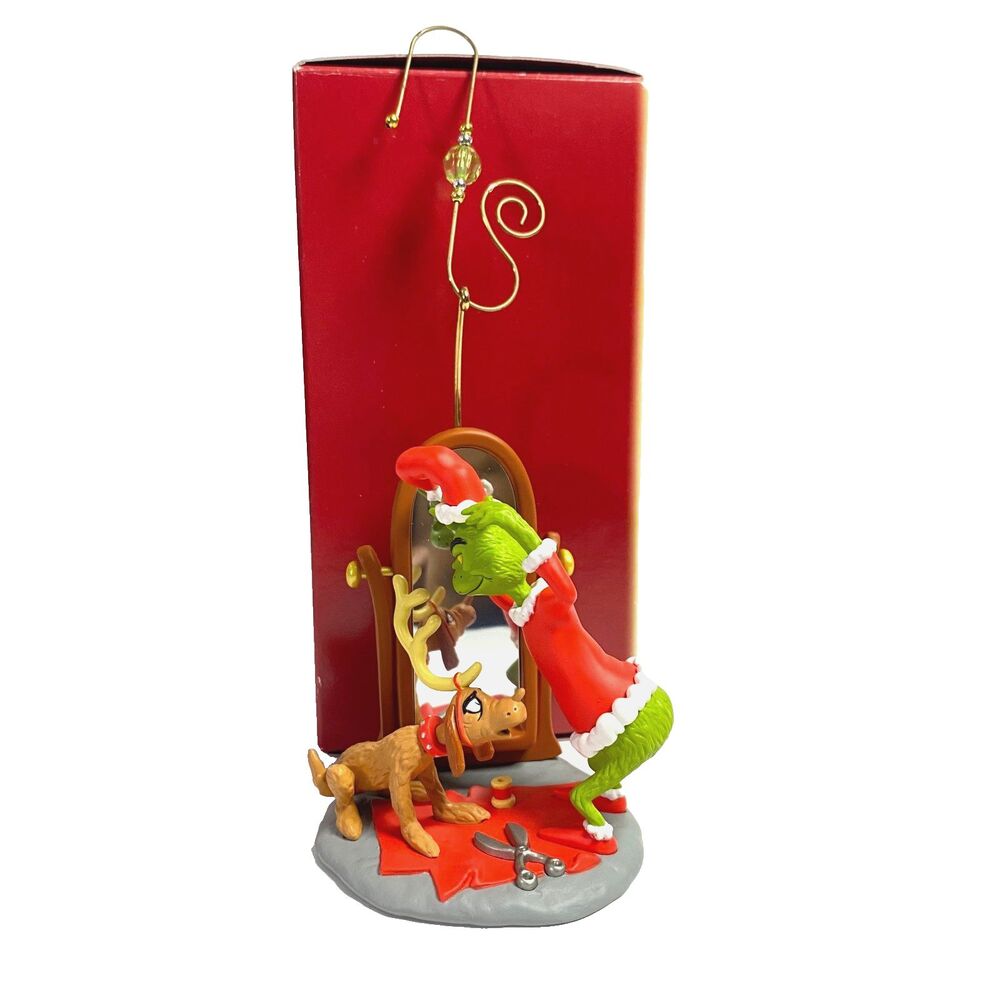 Dr Seuss and Max Hallmark Keepsake Ornament 2004 Includes Hanger No Card